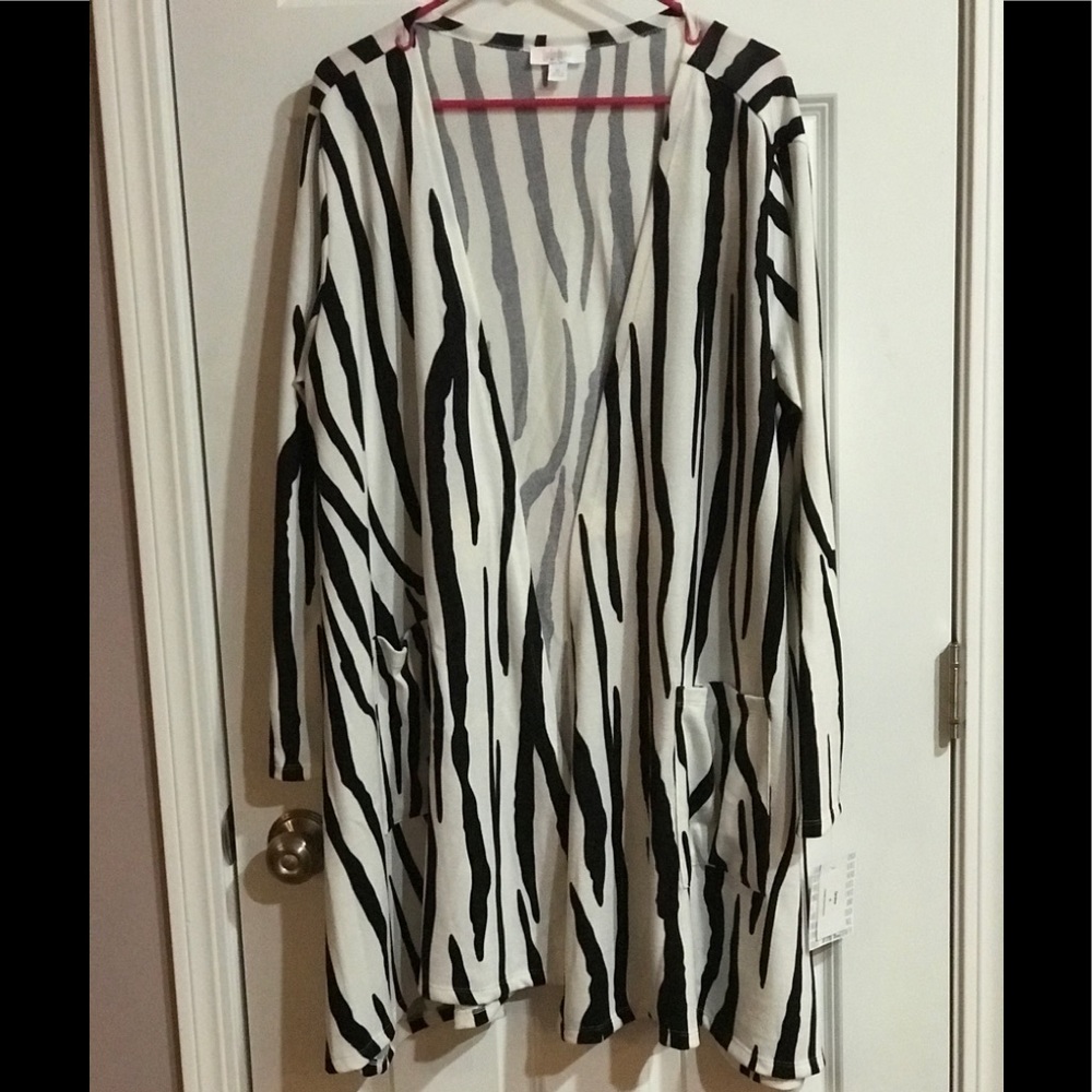 NWT Lularoe Zebra Caroline size XL